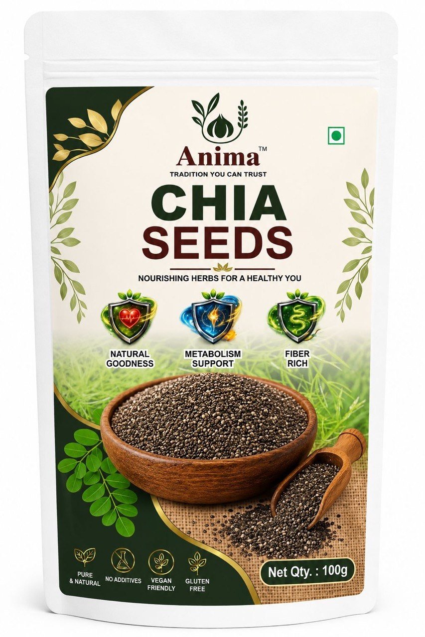 Chia Seeds (Salvia Hispanica) – 100% Natural | 100g