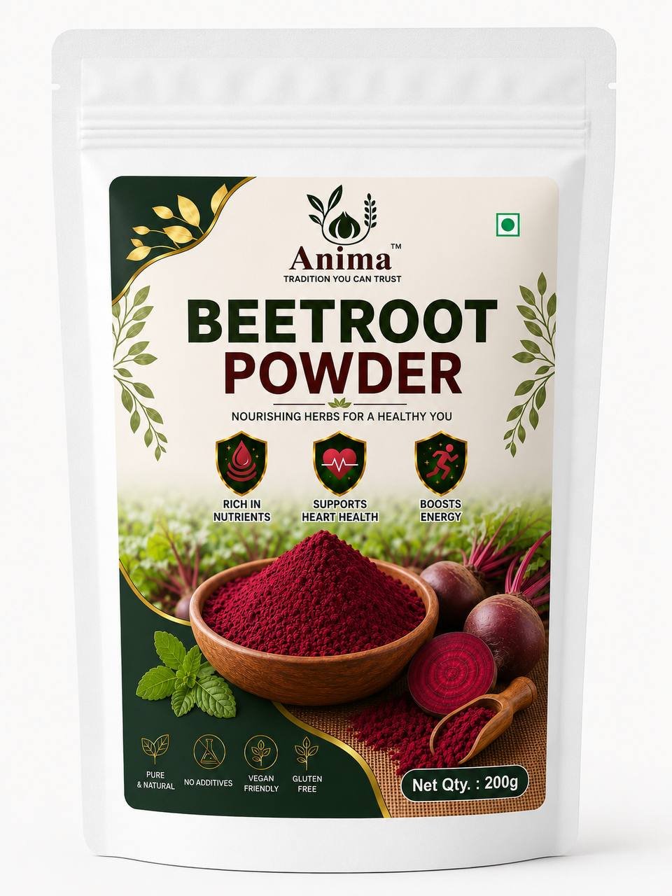 Beetroot Powder 200Gram Pure
